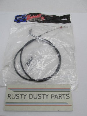 Barnett NOS Black Vinyl Throttle Idle Cable - +6" DS223920 | 101-30-40