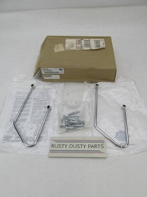 Harley Davidson Genuine NOS Softail Chrome Saddlebag Support Kit 91790