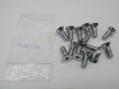 Lot of 14 Harley Genuine NOS Chrome 3/8"-16 x 1" CTSK Flat Head Screws
