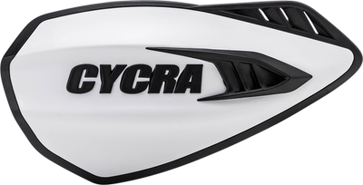 Cycra Cyclone Handguards White/Black 1CYC-0056-237