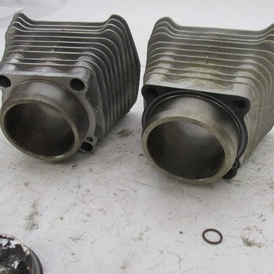 Pair of Harley Davidson OEM Stock XL 883 2.96" Bore Cylinder Jugs & Pi