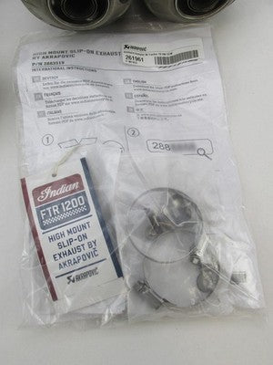 Indian Akrapovic NEW FTR 1200 High Mount Exhaust Slip-On Mufflers 2883