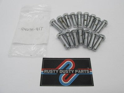 Lot of 16 Harley-Davidson OEM NOS Chrome Hex Head Cap Screw 94255-91T