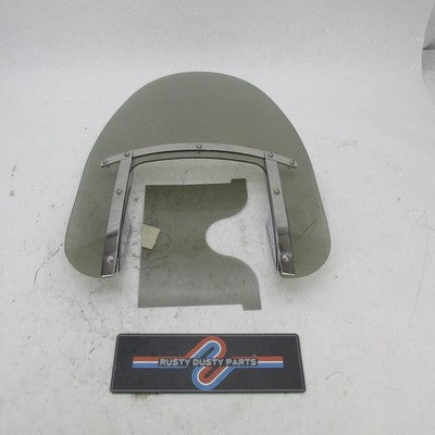 Harley Davidson NOS OEM Smoked Compact Lexan Windshield w/Hardware 580