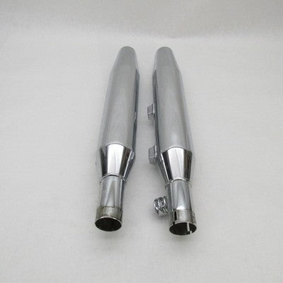 Harley OEM Chrome Front Exhaust Pipe Muffler Slip On Silencer 04-13 64