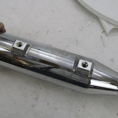 Harley Davidson OEM Chrome Single Exhaust Slip On Muffler FXST FXSTB 6