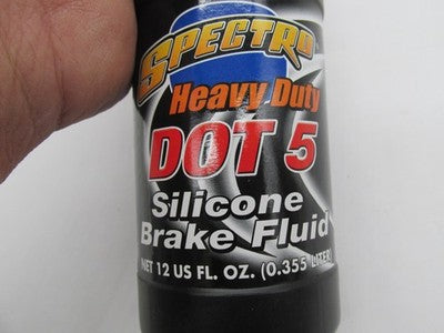 Spectro Oil NOS Heavy Duty DOT 5 Silicone Brake Fluid - 12 oz. Bottle