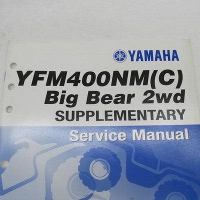 Yamaha YFM400NM(C) Big Bear 2wd Supplementary Service Manual LIT-11616