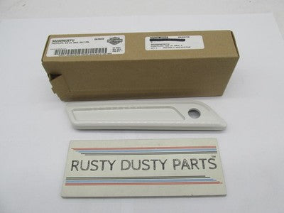 Harley NOS OEM Left Saddlebag Faceplate, Bonneville Salt Pearl 9020098