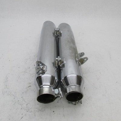 Harley Davidson OEM Lower + Upper Exhaust Mufflers 2006-2008 65215-06A