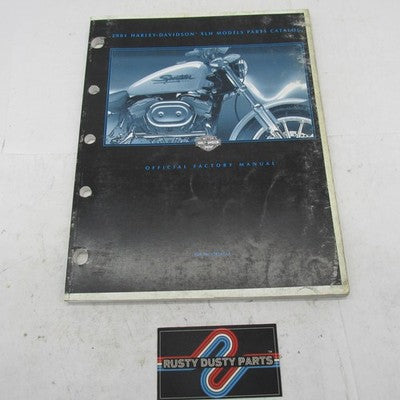 Harley-Davidson Official Factory 2001 XLH Models Parts Catalog 99451-0