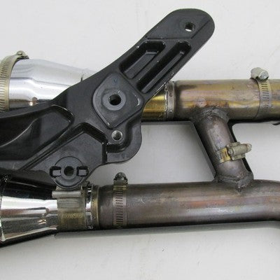 Harley Davidson OEM Stock Exhaust Muffler System w/ Bracket 64901186 6