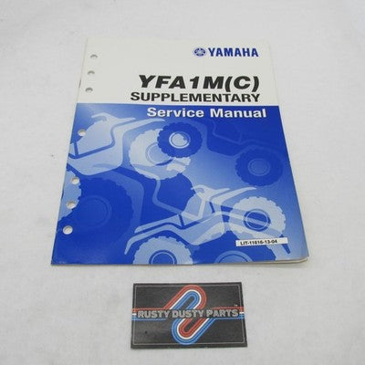 Yamaha YFA1M(C) Supplementary Service Manual LIT-11616-13-04