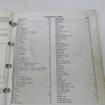 Harley-Davidson Official Factory 1997 Softail Models Parts Catalog 994