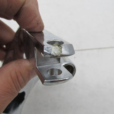 Harley Davidson OEM 93-02 Dyna Wide Glide Chrome Left Footpeg Support