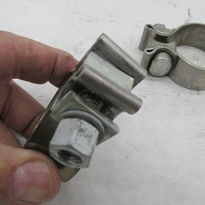 Pair Harley Davidson OEM 1.75" Exhaust Muffler Clamps Touring Softail