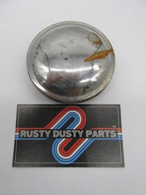 Harley Davidson Vintage Chrome Screw-In Vented Gas Cap Fuel Tank Used
