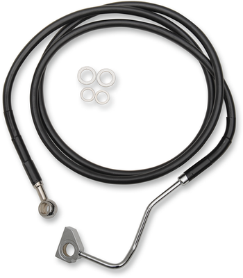 Drag Specialties Standard Length Stainless Steel Brake Line Kits 64 1/