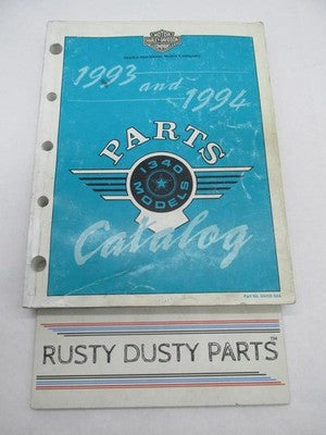 Harley-Davidson Official Factory 1993 - 1994 1340 Models Parts Catalog