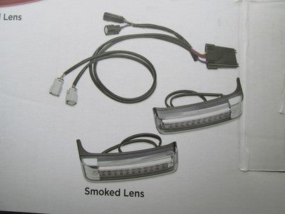 Harley Davidson Genuine NOS Signature LED Saddlebag Light Smoked 67801