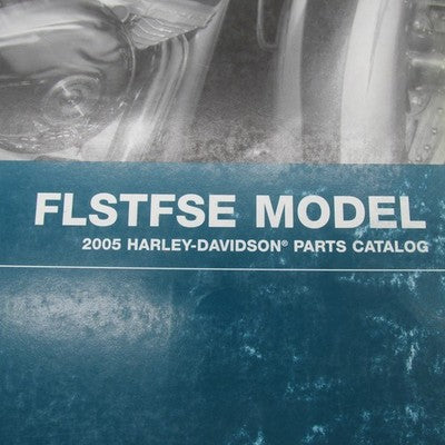Harley-Davidson Official Factory 2005 FLSTFSE Model Parts Catalog 9943