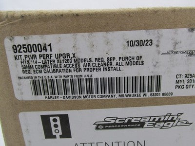 Harley-Davidson Screamin' Eagle OEM NOS Stage IV Street Performance Ki