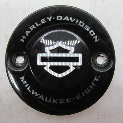 Harley Davidson Genuine M8 Timer Cover Insert Touring Softail Blk w Ha