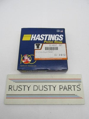 Hastings V-Twin NOS Harley 74" FL Piston Ring Set Standard 11-0117