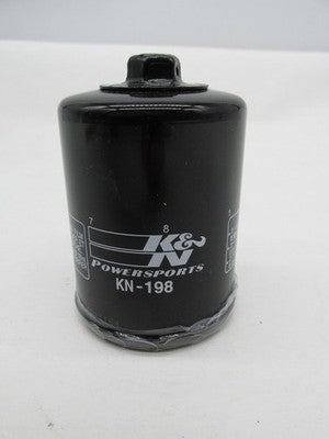 K&N NEW Motorcycle Black Oil Filter KN-198