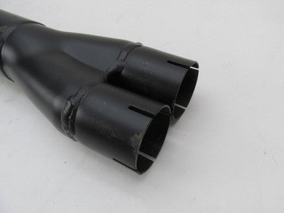 Bassani NOS Indian Scout 2 into 1 Megaphone Exhaust Short Black 8S12JB