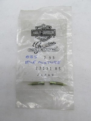 Lot of 2 Harley-Davidson Genuine NOS Idle Mixture Screws 27131-85