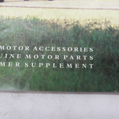 Harley Davidson 1997 Genuine Motor Accessory and Parts Summer Suppleme