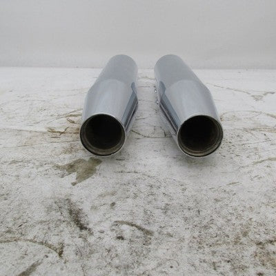 Pair of Harley Davidson OEM Softail Tapered Mufflers Chrome 65358-07 6