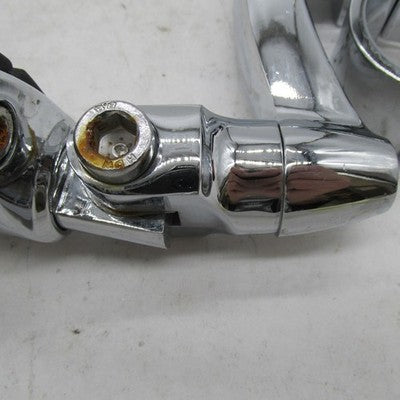 Pair of Kuryakyn Longhorn Offset Dually Highway Pegs w/ 1.5" Clamps 45