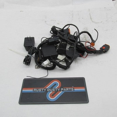Immobiliser Harley Security System Wire Harness w/ Pager Remote & Char