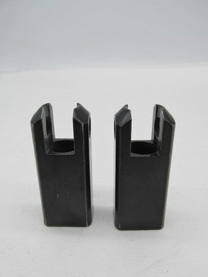 Pair Harley-Davidson Genuine 2" Long Black Foot Peg Extensions Mounts