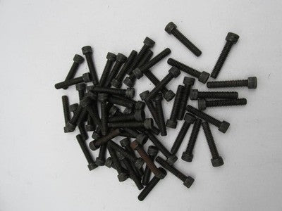Lot of 57 Harley Genuine NOS Black 1/4"-20 x 1 1/4" Phillips Head Scre