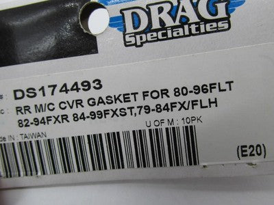 Pack of 8 Drag Specialties NOS Harley Rear Master Cylinder Cover Gaske