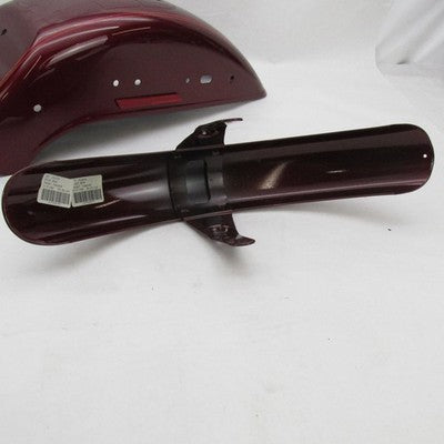Harley 2000 Softail Deuce FXSTD Front/Rear Fender Set Luxury Rich Red