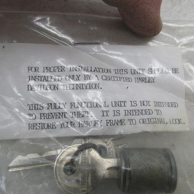 Harley Genuine Briggs & Stratton BASCO Steering Head Fork Lock w/ Keys