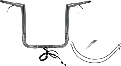 Fat Baggers, Inc. Plug & Play EZ Install 1-1/2" Flat Top Handlebar Kit 602216