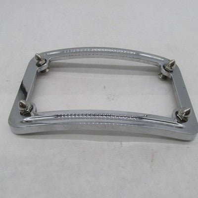 Harley Davidson OEM Chrome Curved License Plate Frame FLHX 2010+ 67900
