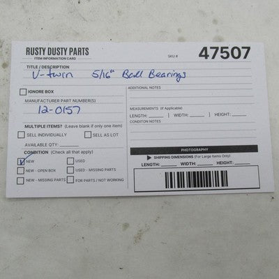 V-Twin OEM 5/16" Neck Clutch Ball Bearings Sportster XLH 1971-1983 12-