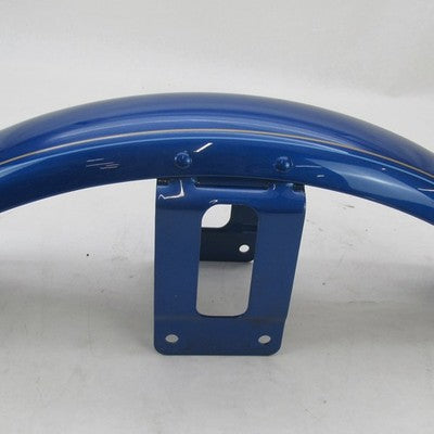 Harley OEM 1996 Dyna FXDL Front Fender States Blue Pearl Pinstripe 589