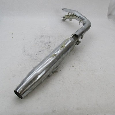 Harley Davidson OEM Chrome Right Hand Exhaust Muffler w/ Header Pipe 6