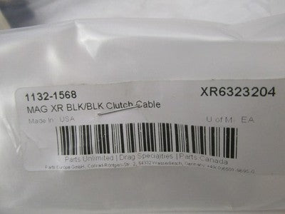 Magnum Shielding XR Black High Efficiency Clutch Cable 1132-1568 XR632