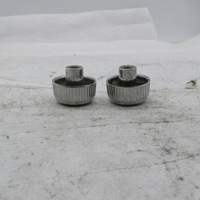 Pair of Harley Davidson Dashboard Ignition Panel Chrome Switch Knobs