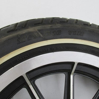 Harley OEM 87-99 Touring 16x3 Cast Mag 10-Spoke Front Wheel w/ Tire 43
