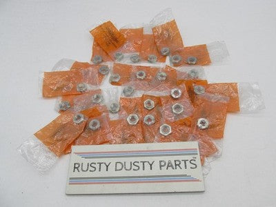 Lot of 27 Harley Davidson Genuine NOS Rear Brake Stay Nuts 41647-74P