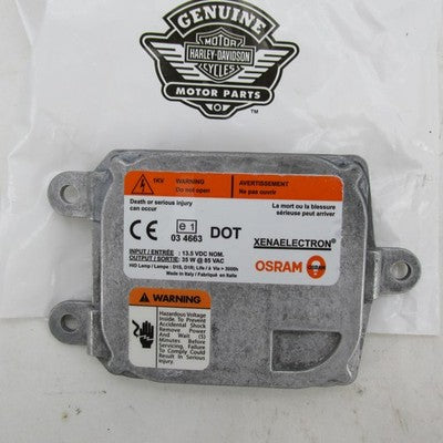 Harley Davidson Genuine NOS NIB Headlight 7" HID Dual Bulb Head Lamp 6